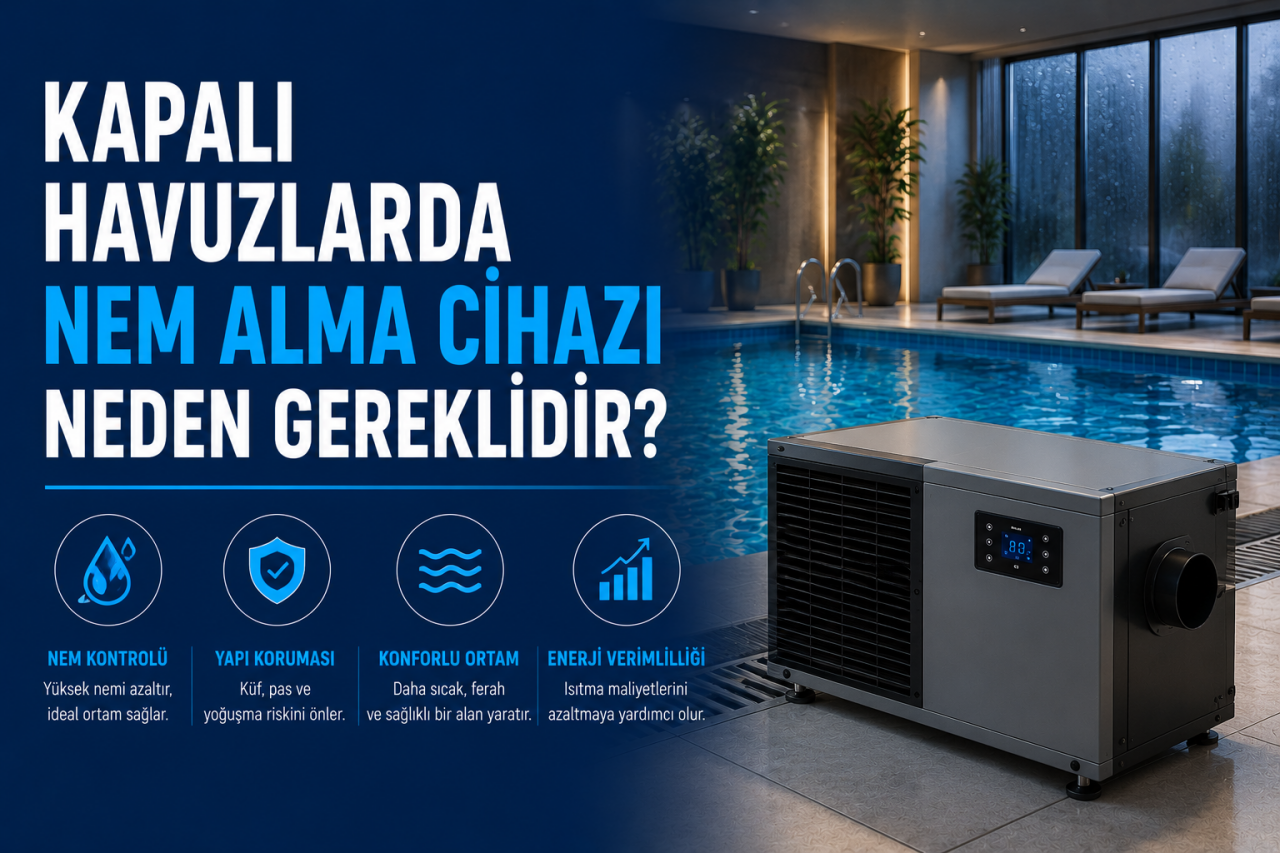 Kapalı Havuzlarda Nem Alma Cihazı Neden Gereklidir?
