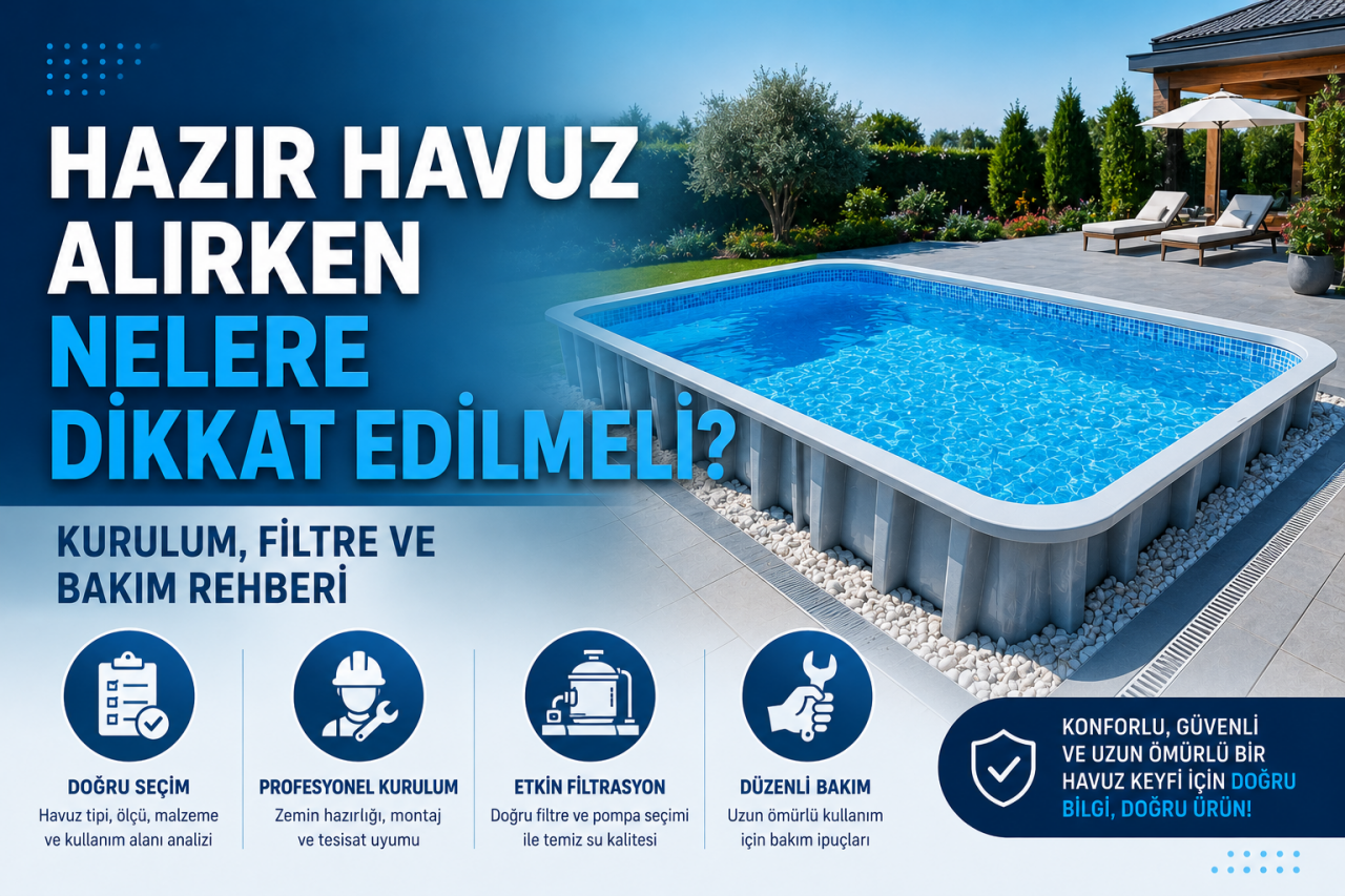 Hazır Havuz Alırken Nelere Dikkat Edilmeli?