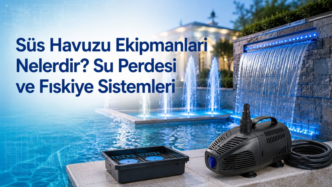 Süs Havuzu Ekipmanları Nelerdir?