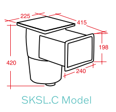 BETON HAVUZLAR İÇİN SKIMMER KRIPSOL