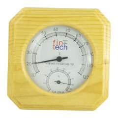 AHŞAP TERMOMETRE HİGROMETRE TEK SAAT İÇİNDE
